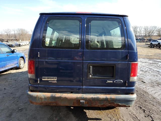 1FDNE3BL3ADA83171 - 2010 FORD ECONOLINE E350 SUPER DUTY WAGON BLUE photo 6