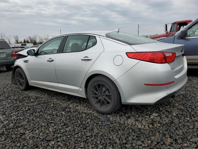 5XXGM4A70FG510412 - 2015 KIA OPTIMA LX SILVER photo 2