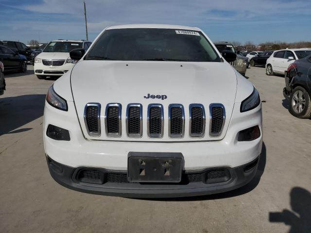 1C4PJLAB6GW125279 - 2016 JEEP CHEROKEE SPORT WHITE photo 5