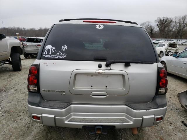 1GNDT13S872289310 - 2007 CHEVROLET TRAILBLAZE LS SILVER photo 6