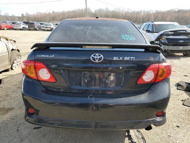 1NXBU4EE9AZ205279 - 2010 TOYOTA COROLLA BASE BLACK photo 6