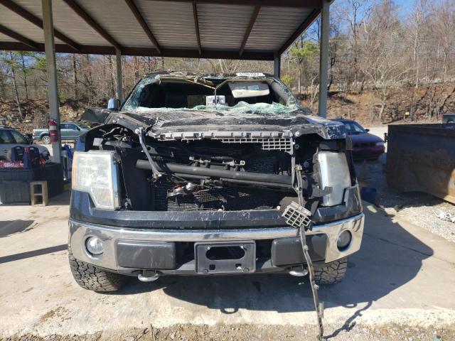 1FTPW14V89FB41420 - 2009 FORD F150 SUPERCREW BLACK photo 5