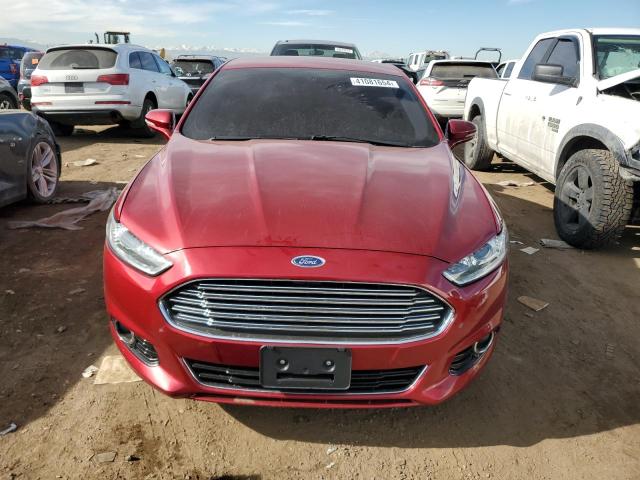 3FA6P0K9XGR173087 - 2016 FORD FUSION TITANIUM RED photo 5