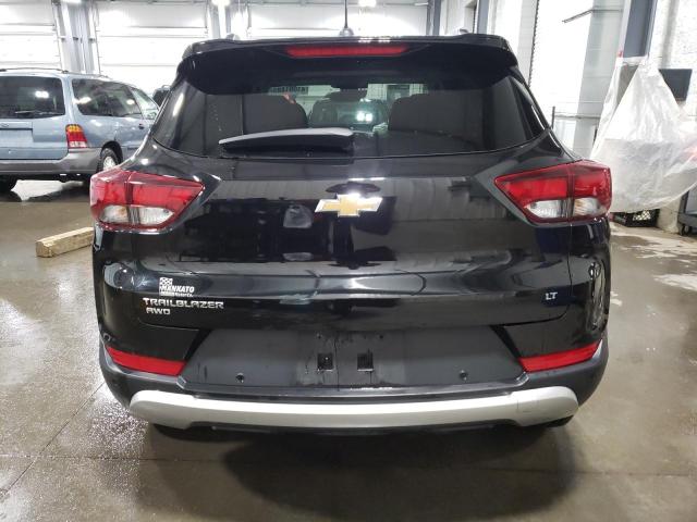 KL79MRSLXMB102839 - 2021 CHEVROLET TRAILBLAZE LT BLACK photo 6