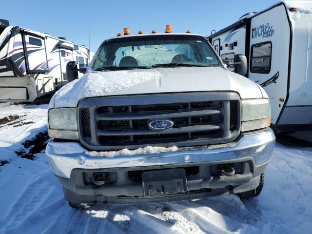 1FDAF56P14ED32294 - 2004 FORD F550 SUPER DUTY WHITE photo 5