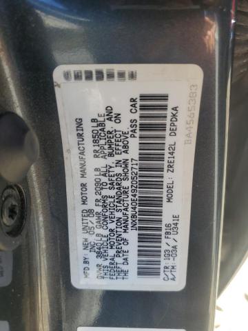 1NXBU40E49Z052717 - 2009 TOYOTA COROLLA BASE GRAY photo 12