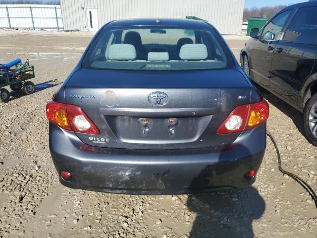 1NXBU40E49Z052717 - 2009 TOYOTA COROLLA BASE GRAY photo 6