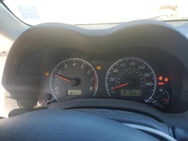 1NXBU40E49Z052717 - 2009 TOYOTA COROLLA BASE GRAY photo 9