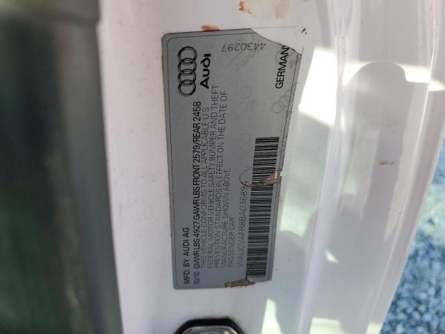 WAUCVAFR8BA036894 - 2011 AUDI S5 PREMIUM PLUS 白色 照片 13