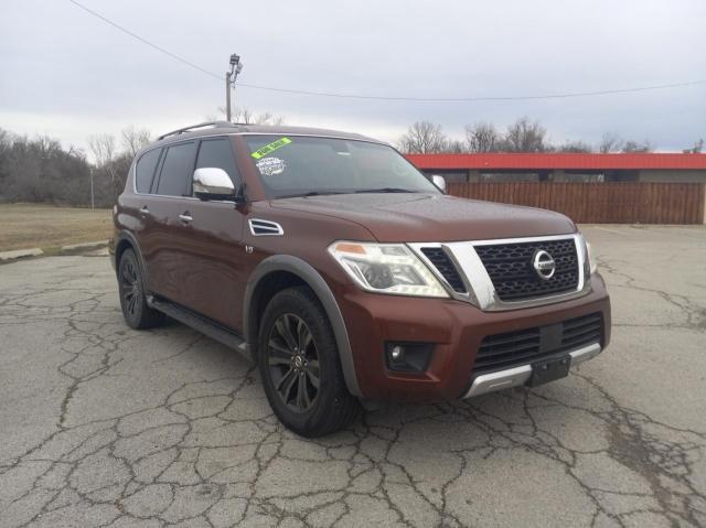 JN8AY2NF0H9303569 - 2017 NISSAN ARMADA PLATINUM BROWN photo 1