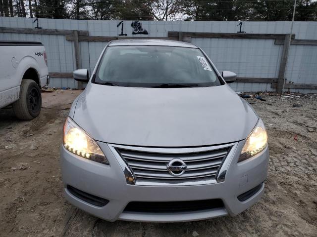 3N1AB7AP2FY322045 - 2015 NISSAN SENTRA S SILVER photo 5