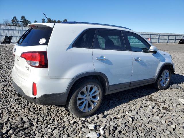 5XYKUDA78EG468530 - 2014 KIA SORENTO EX WHITE photo 3