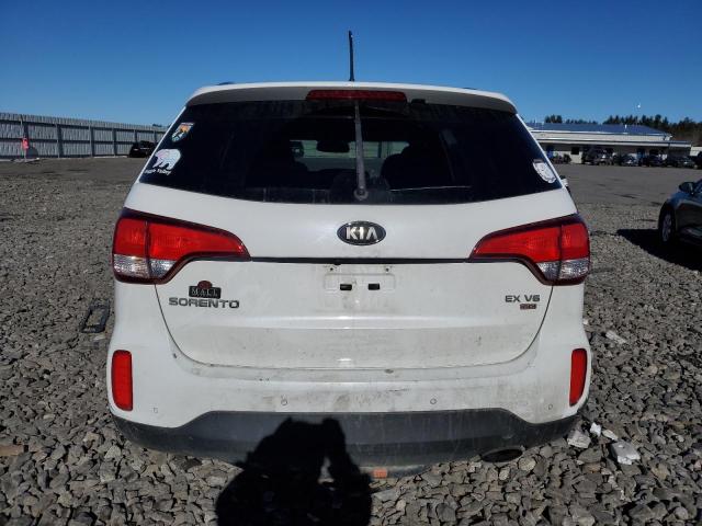 5XYKUDA78EG468530 - 2014 KIA SORENTO EX WHITE photo 6