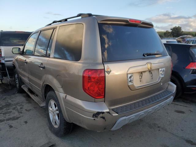 2HKYF18663H515964 - 2003 HONDA PILOT EXL SILVER photo 2