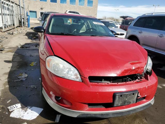 2G1WL15CX79355258 - 2007 CHEVROLET MONTE CARL SS RED photo 5