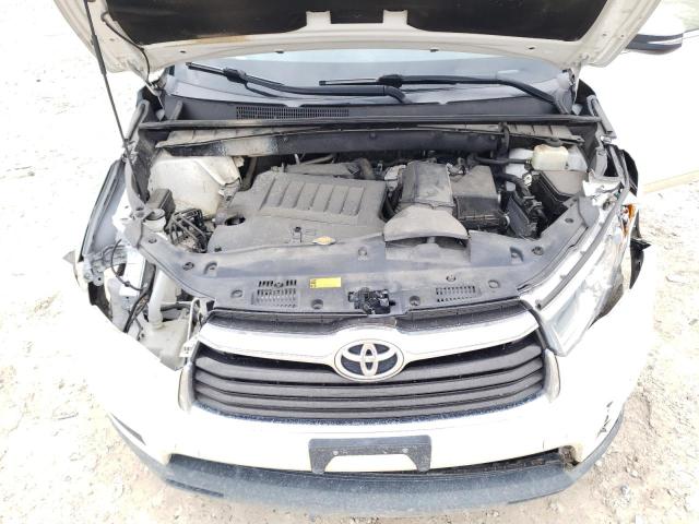 5TDKKRFH0FS084475 - 2015 TOYOTA HIGHLANDER XLE თეთრი ფოტო 12