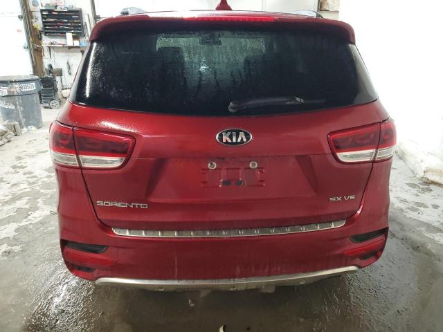 5XYPKDA5XHG241712 - 2017 KIA SORENTO SX BURGUNDY photo 6