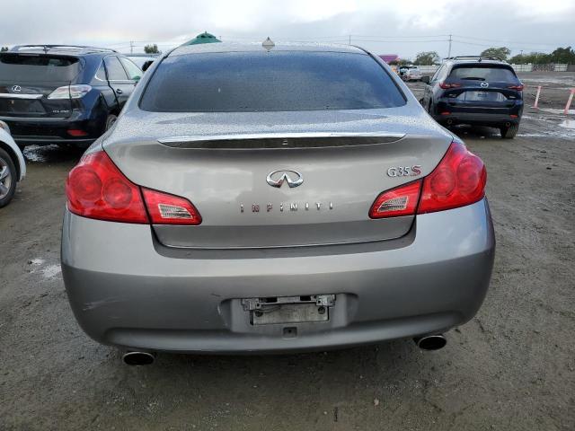 JNKBV61E08M220748 - 2008 INFINITI G35 SILVER photo 6