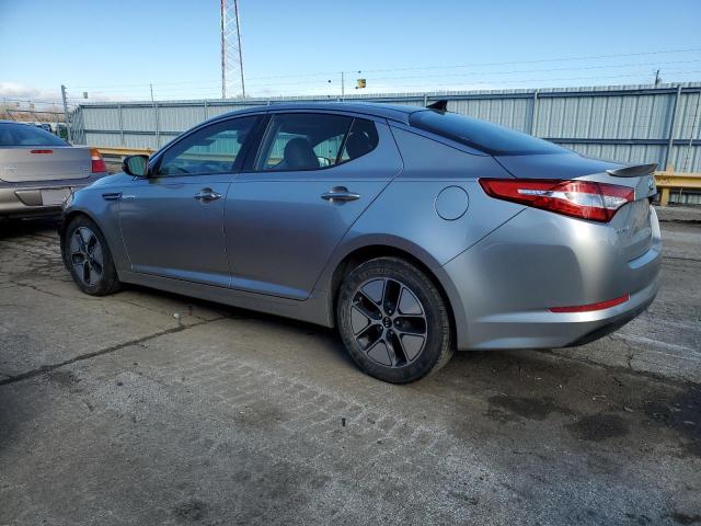 KNAGM4AD2D5050044 - 2013 KIA OPTIMA HYBRID SILVER photo 2