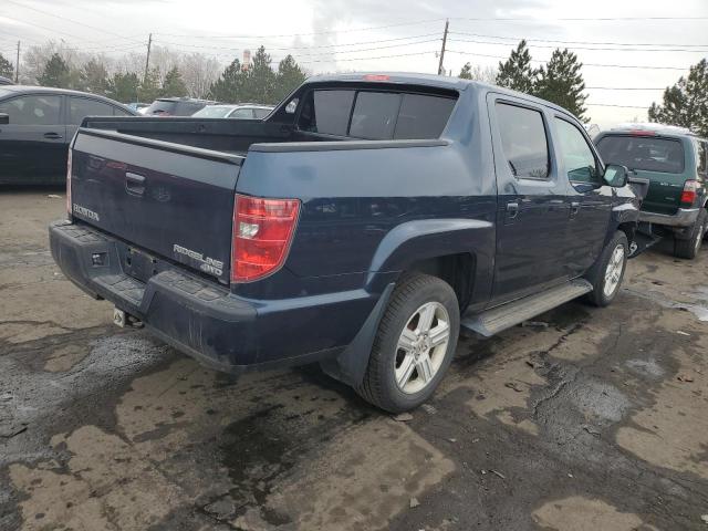 5FPYK1F57AB013375 - 2010 HONDA RIDGELINE RTL BLUE photo 3