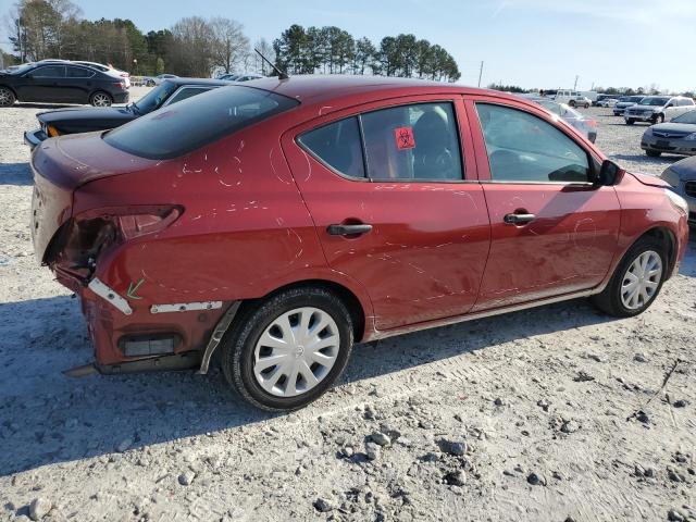 3N1CN7AP9KL875864 - 2019 NISSAN VERSA S RED photo 3