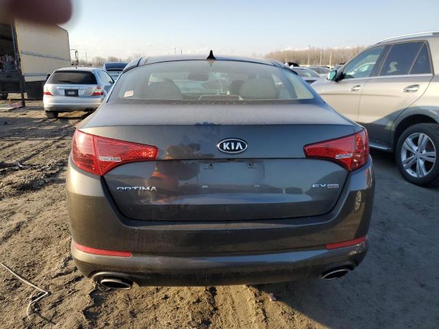 5XXGN4A74CG069327 - 2012 KIA OPTIMA EX GRAY photo 6