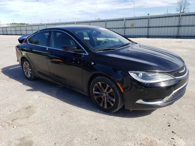 1C3CCCABXFN710125 - 2015 CHRYSLER 200 LIMITED BLACK photo 4