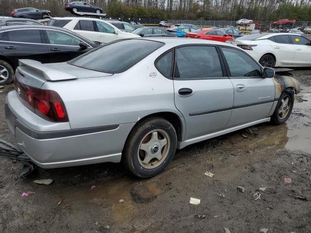 2G1WH55K829296185 - 2002 CHEVROLET IMPALA LS SILVER photo 3