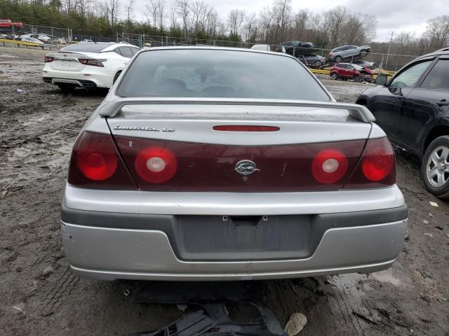 2G1WH55K829296185 - 2002 CHEVROLET IMPALA LS SILVER photo 6