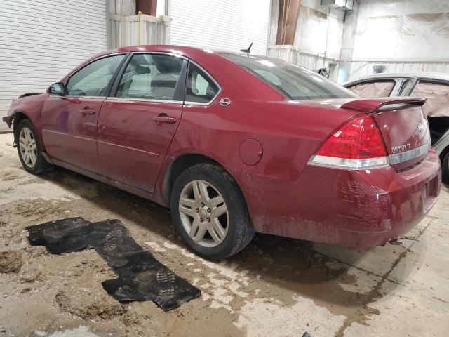 2G1WC581769185473 - 2006 CHEVROLET IMPALA LT MAROON photo 2