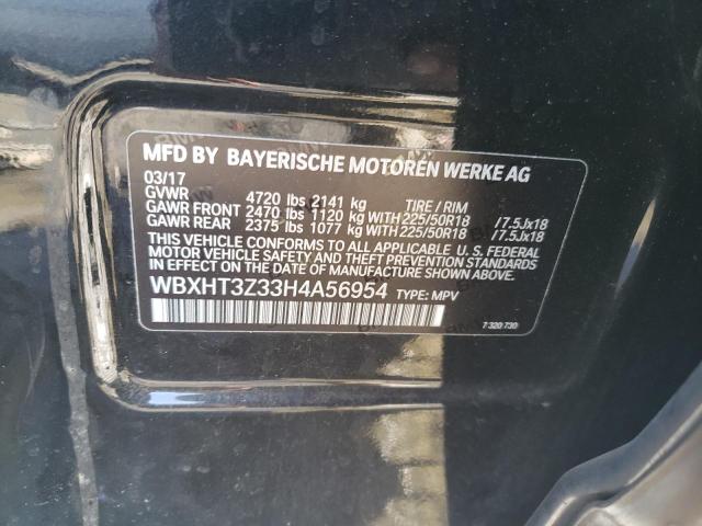 WBXHT3Z33H4A56954 - 2017 BMW X1 XDRIVE28I Черный фото 13