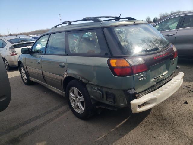 4S3BH806947608276 - 2004 SUBARU LEGACY OUTBACK H6 3.0 LL BEAN GREEN photo 2