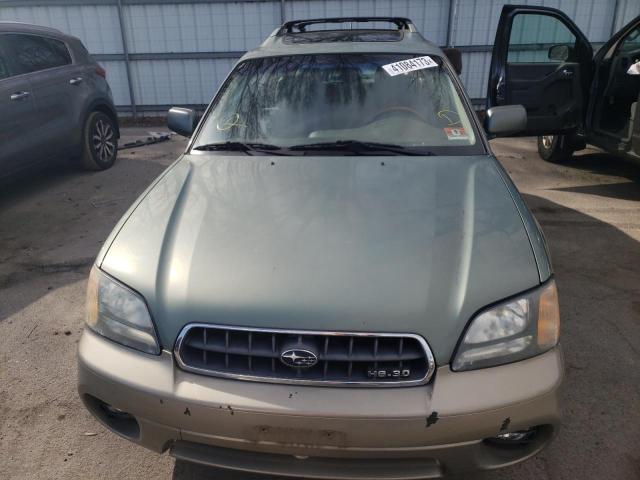 4S3BH806947608276 - 2004 SUBARU LEGACY OUTBACK H6 3.0 LL BEAN GREEN photo 5