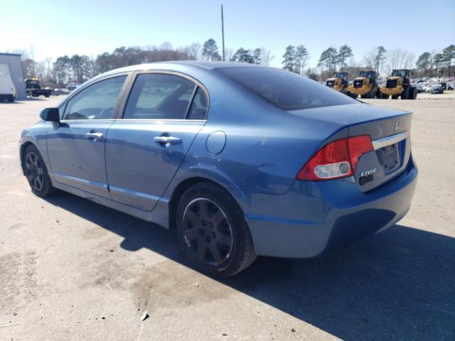 19XFA1F56BE006301 - 2011 HONDA CIVIC LX BLUE photo 2