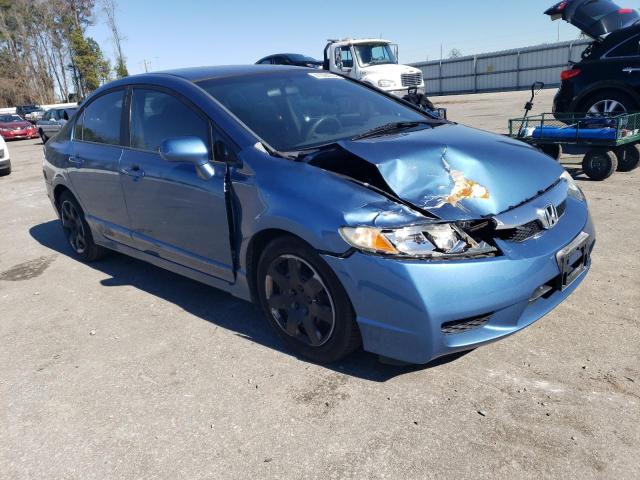 19XFA1F56BE006301 - 2011 HONDA CIVIC LX BLUE photo 4