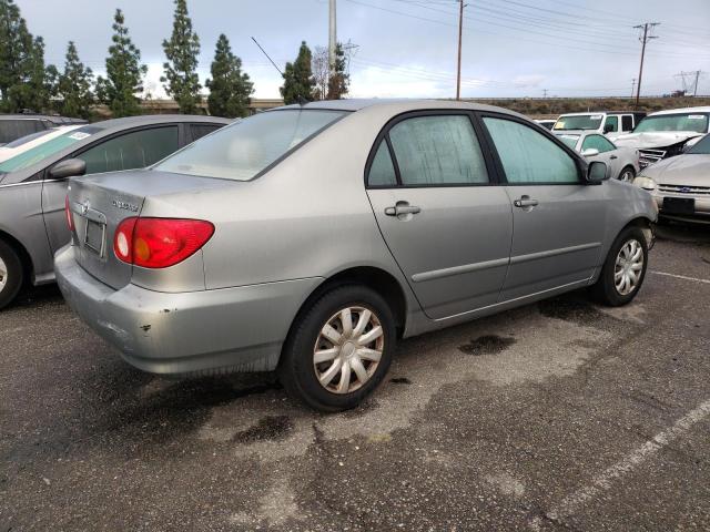 JTDBR32E032005216 - 2003 TOYOTA COROLLA CE SILVER photo 3