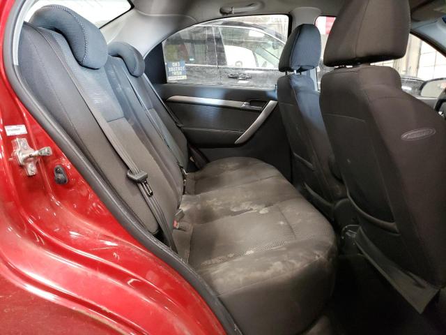 KL1TD56E09B656788 - 2009 CHEVROLET AVEO LS წითელი ფოტო 10
