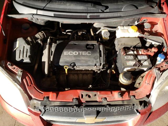 KL1TD56E09B656788 - 2009 CHEVROLET AVEO LS წითელი ფოტო 11