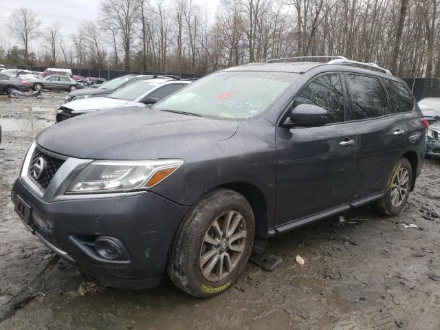 5N1AR2MM3EC639252 - 2014 NISSAN PATHFINDER S GRAY photo 1