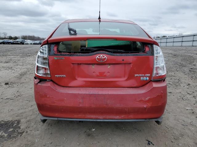 JTDKB20U687714218 - 2008 TOYOTA PRIUS RED photo 6