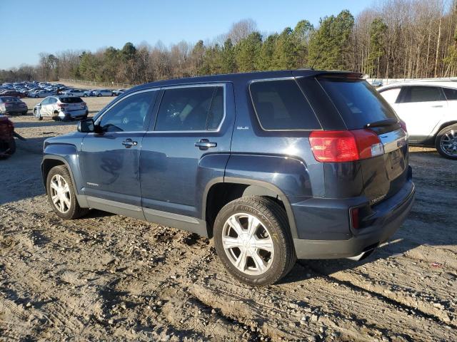 2GKALMEK7H6295862 - 2017 GMC TERRAIN SLE BLUE photo 2