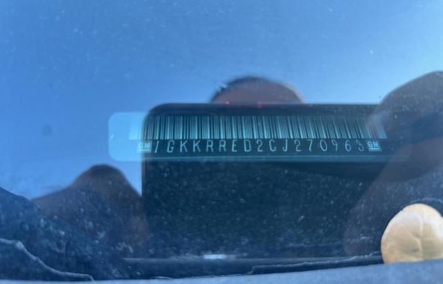 1GKKRRED2CJ270963 - 2012 GMC ACADIA SLT-1 Սպիտակ լուսանկար 10