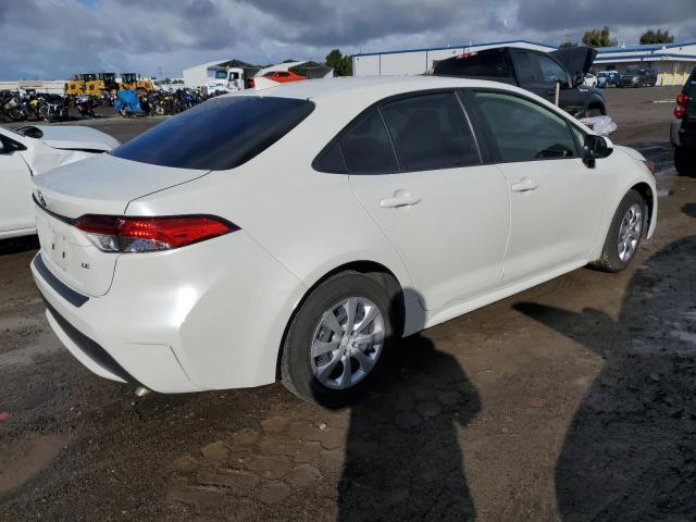 JTDEPMAE0MJ120416 - 2021 TOYOTA COROLLA LE WHITE photo 3