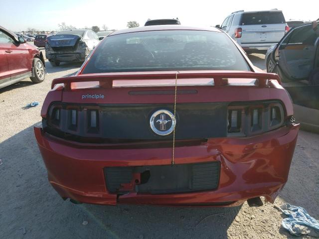1ZVBP8AM9D5252744 - 2013 FORD MUSTANG RED photo 6
