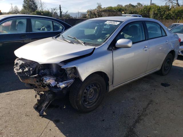 2T1BU4EE8BC593124 - 2011 TOYOTA COROLLA BASE SILVER photo 1
