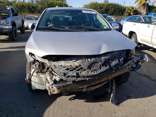 2T1BU4EE8BC593124 - 2011 TOYOTA COROLLA BASE SILVER photo 5