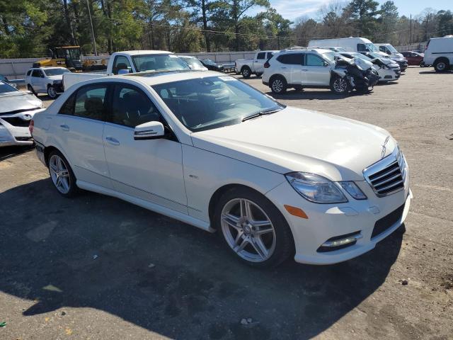 WDDHF5KB5CA604497 - 2012 MERCEDES-BENZ E 350 WHITE photo 4