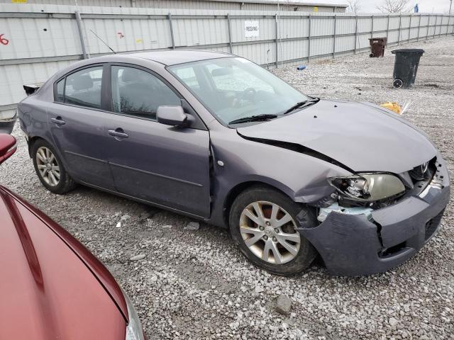 JM1BK32F881811346 - 2008 MAZDA 3 I GRAY photo 4