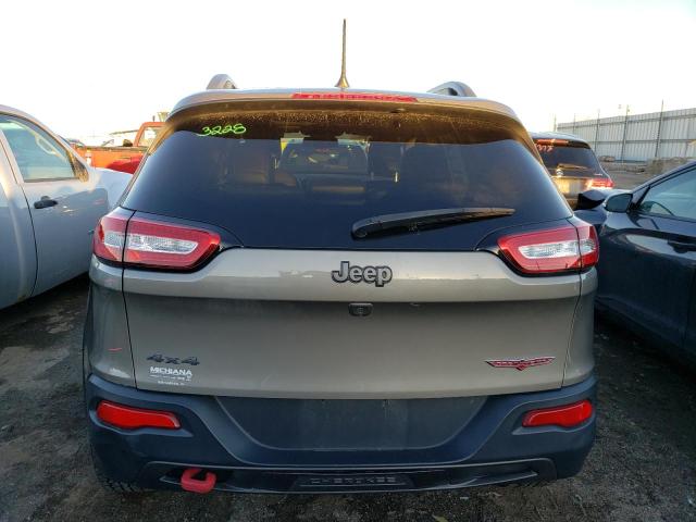 1C4PJMBB7HW552203 - 2017 JEEP CHEROKEE TRAILHAWK BROWN photo 6