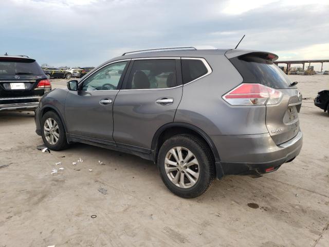 KNMAT2MT1GP608882 - 2016 NISSAN ROGUE S GRAY photo 2